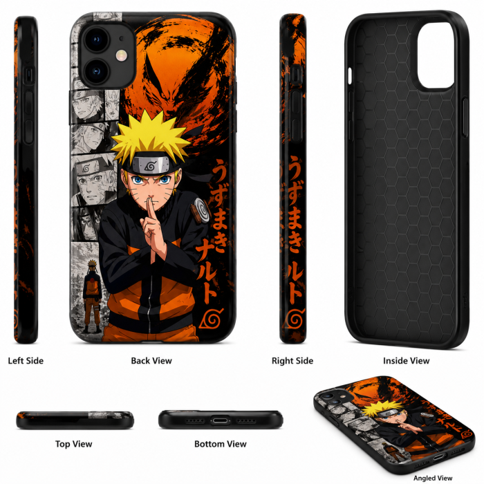 Naruto Uzumaki Anime Custom Printed Mobile Back Case