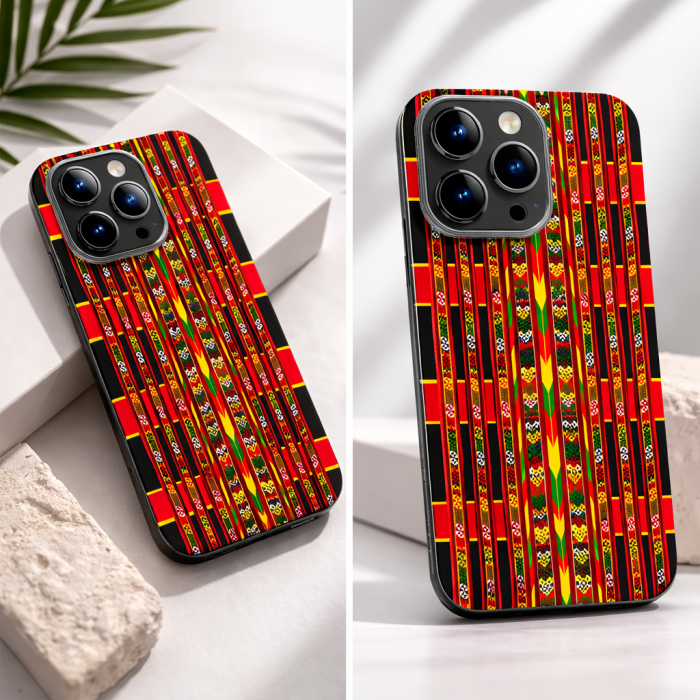 Vaiphei Puandum Traditional Mobile Cover