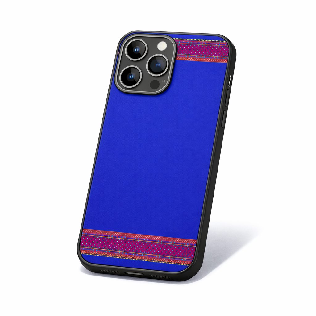 Blue Saipikhup Traditional Design Mobile Case